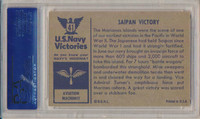 1954 U.S. NAVAL VICTORIES #41 SAIPAN VICTORY ... PSA 6.5 EX-MT+  #*