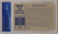 1954 U.S. NAVAL VICTORIES #26 KOREAN BRIDGE HIT ... PSA 6 EX-MT  #*