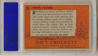 1956 Davy Crockett (Orange) #31  Fists Flying PSA 6 EX-MT  #*