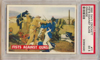 1956 Davy Crockett (Orange) #71  Fists Against Guns  PSA 5 EX   #*