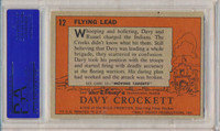 1956 Davy Crockett (Orange) #12  Flying Lead  PSA 8 O/C NM-MT   #*