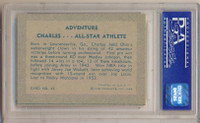 1956 Adventure #42  Charles--All Star Athlets   PSA 8 NM-MT  ""**