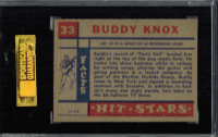 1957 Hit Stars  #33  Buddy Knox  SGC  80   EX/NM  6   #*