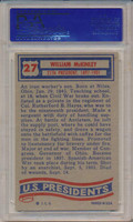 1956 US PRESIDENTS #27 WILLIAM McKINLEY PSA 8 NM-MT   #*sku12641