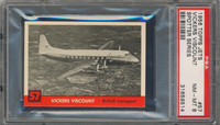 1956 Jets #57 Vickers Viscount  PSA 8 NM-NM   #*sku14626