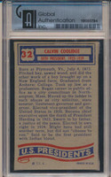 1956 US PRESIDENTS #32 CALVIN COOLIDGE GAI 8.5 NM-MT +  #*sku2556