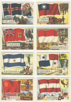 1956 Topps Flags Of The World Set 80  #*