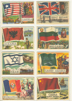 1956 Topps Flags Of The World Set (80) Low Grade  #*