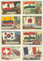 1956 Topps Flags Of The World Set (80) Low Grade  #*