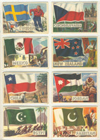 1956 Topps Flags Of The World Set (80) Low Grade  #*