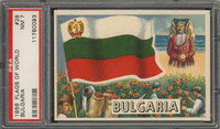 1956 FLAGS OF THE WORLD #28 BULGARIA PSA 7 NM   #*