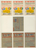 1958 Bazooka Baseball Contest Cards Lot Of 7   Will Sale Singles  #*