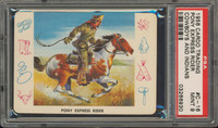 1958 CARDO TRADING #C-16 PONY EXPRESS PSA 9 MINT   #*