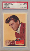 1959 Fabian #49 Playing Back A Record PSA 8 NM-MT  #*#