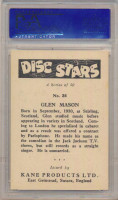 1959 KANE PRODUCTS #36 GLEN MASON PSA 8 NM-MT    #*