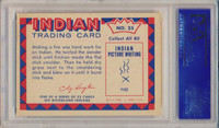 1959 INDIAN'S #23 INDIAN MAKING A FIRE  PSA 7 NM  " #*