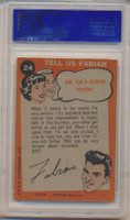 1959 Fabian #24 Fabian Talks To Fans PSA 8 NM-MT  #*