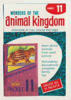 1959 Wonders Of The Animal Kingdom Stickers (Made In Mexico) 40/50   #*