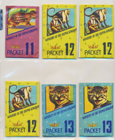 1959 Wonders Of The Animal Kingdom Stickers (Made In Mexico) 20 Packs   #*