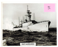 1960 Morse's Tea  Royal Canadian Navy  Uncut Sheet 25 Cards W/ Production Photos Of Ships 8" X 10" Lot 22 #*