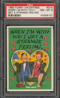 1960 FUNNY VALENTINES #31A WHEN I'M WITH YOU.... PSA 8 NM-MT   #*