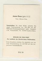 1960 Film Quiz Handelsgseu Schaft Germany #84 James Dean Ex+++  #*