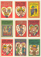 1959 Topps Funny Valentines Series 1 Set 66 Low Grade   #*