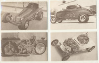 1960 Exhibts Cards Dragsters And Hot Rods Set 32 #*