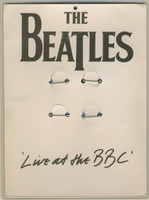 1960's Beatles Card With 4 Pin Backs  Apple Corps Ltd.  #*