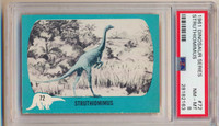 1961 Dinosaur Series #72 Struthiomimus  PSA 8 NM-MT  #*