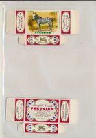 1960s R726-2 Torrone Package Designs "Animals" High Grade Near Set (23/25)  #*