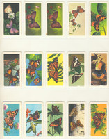 1965 Brooke Bond Canada Ltd Butterflies Of North America FC34-9 Series 8 Lot 46/48 With Unused Album  #*