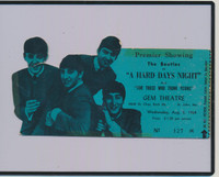 1964 Beatles A Hard Days Night Original  Premier Showing Aug. 5, 1964  #*