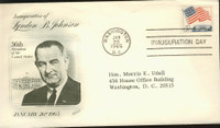 1965 Inauguration Lynden B. Johnson 36th President  #*sku29324