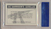 1967 GARRISON'S GORILLAS #20 NO WARM WELCOME  PSA 8 NM-MT   #*