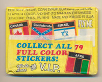 1970'S Fleer Jets Set Stickers Wax Pack  #*