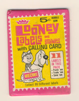 1972 Fleer Looney Labels And Stamps 5 Cent Wax Pack  #*sku2361