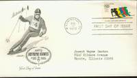 1972 Olympic Games Skier First Day Of Issue  #*