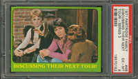 1971 TOPPS PARTRIDGE FAMILY (GREEN) #4B DISCUSSING THEIR NEXT TOUR PSA 6 EX-MT  #*