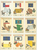 1975 Colonial Bread Know Your 50 States Set 50   #*