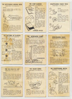 1974 Wonder Bread Hanna-Barbera Magic Trick Cards 25 Low Grade No Check List   #*