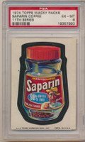 1974 Topps Wacky Packs Series 11  Saparin Coffee  PSA 6 EX-MT  #*