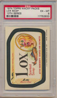 1974 Topps Wacky Packs Series 10  Lox Scented Soap  PSA 6 EX-MT #*