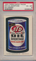 1974 Topps Wacky Packs Series 8  STD Oil Shortage PSA 6 EX-MT  #*