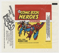1975 TOPPS COMIC BOOK HEROES STICKERS WRAPPER   #*sku17503w