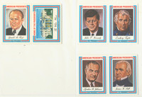 1975 Visual Panographs American Presidents Set Of 2 Card Panels (19) 2 Card Panels   #*sku3274