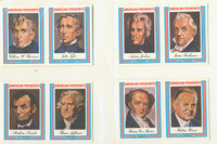 1975 Visual Panographs American Presidents Set Of 2 Card Panels (19) 2 Card Panels   #*sku3274