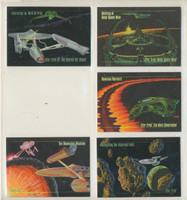 1993 Skybox Master Series Star Trek The Next Generation Spectra 5 Card Set  #*