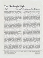 1979 Sportcasters #03-012-01-10 Printed In Japan The Lindbergh Flight  #*