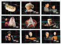 1996 Skybox Star Trek Season 5 The Next Generation  Base Set 108  Plus 4 Chase Cards  #*